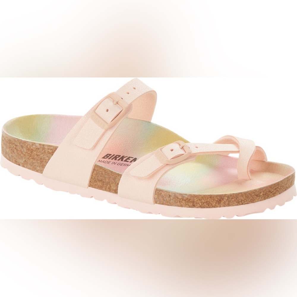 Birkenstock Pink Mayori Vegan Leather size 38 Sandals